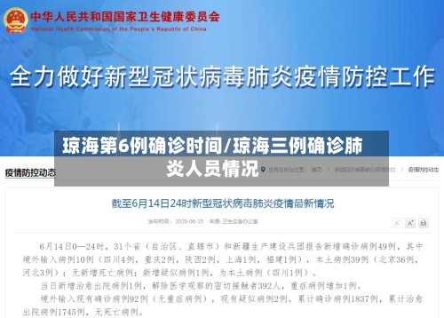 琼海第6例确诊时间/琼海三例确诊肺炎人员情况
