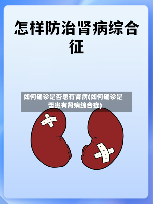 如何确诊是否患有肾病(如何确诊是否患有肾病综合症)