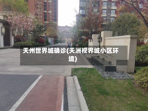 天州世界城确诊(天洲视界城小区环境)