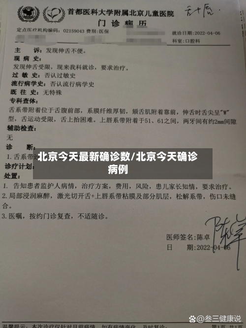 北京今天最新确诊数/北京今天确诊病例