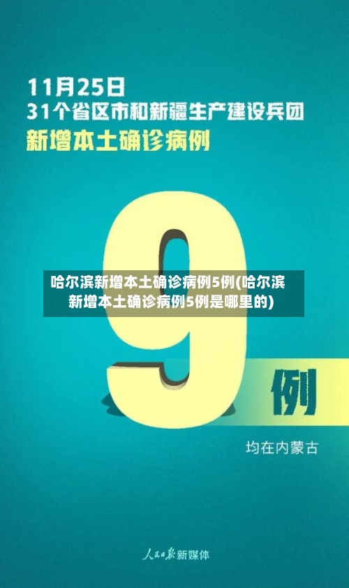 哈尔滨新增本土确诊病例5例(哈尔滨新增本土确诊病例5例是哪里的)