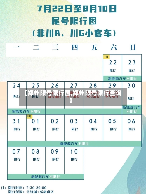 【郑州限号限行图,郑州限号限行查询】