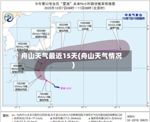 舟山天气最近15天(舟山天气情况)