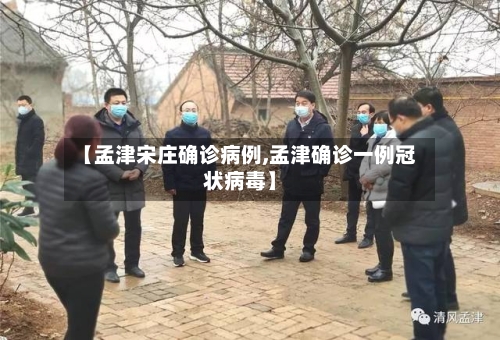 【孟津宋庄确诊病例,孟津确诊一例冠状病毒】