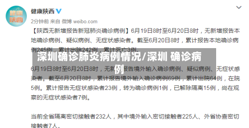深圳确诊肺炎病例情况/深圳 确诊病例