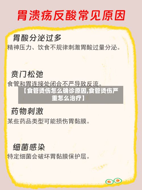 【食管烫伤怎么确诊原因,食管烫伤严重怎么治疗】