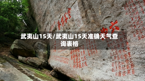 武夷山15天/武夷山15天准确天气查询表格