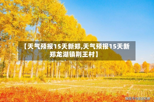 【天气预报15天新郑,天气预报15天新郑龙湖镇荆王村】