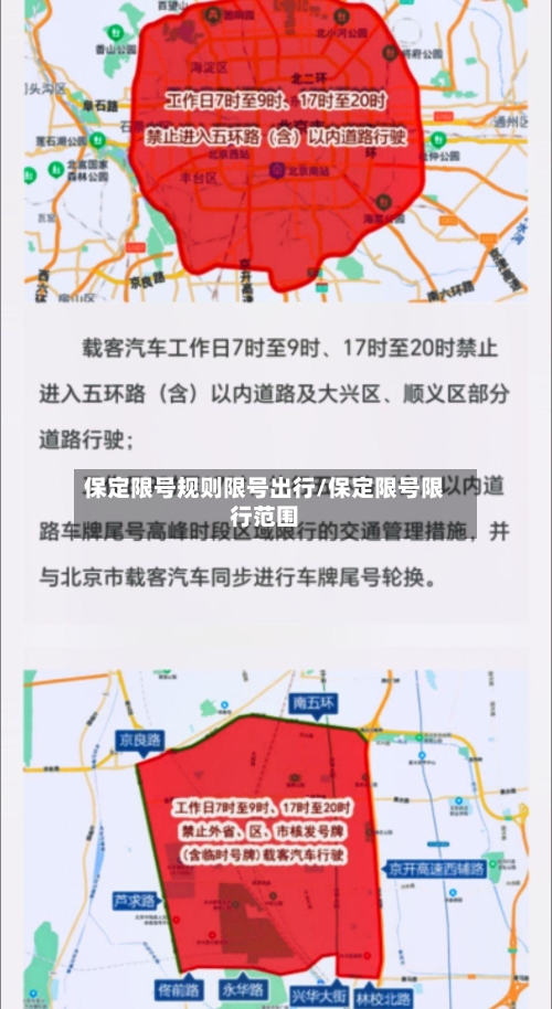 保定限号规则限号出行/保定限号限行范围