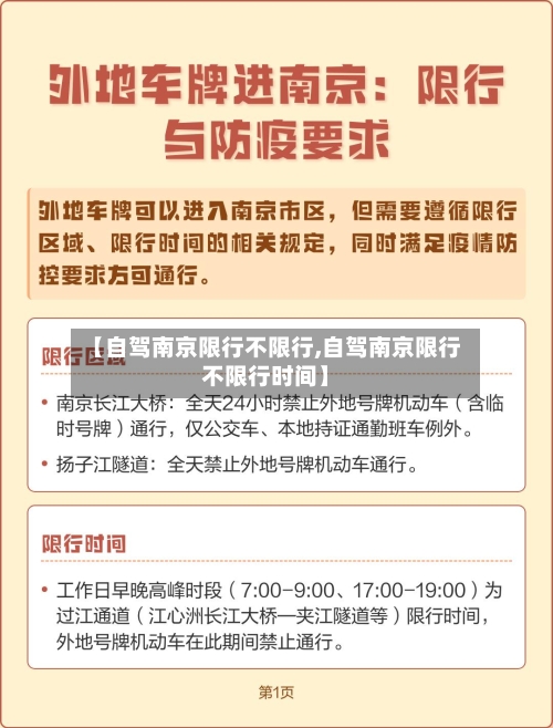 【自驾南京限行不限行,自驾南京限行不限行时间】