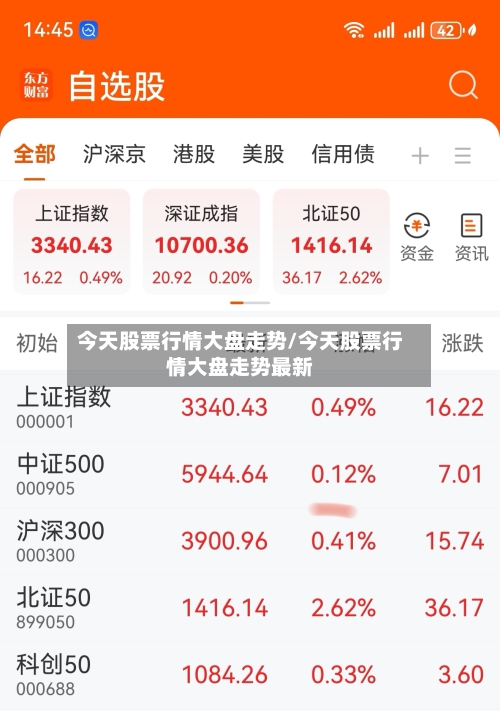 今天股票行情大盘走势/今天股票行情大盘走势最新