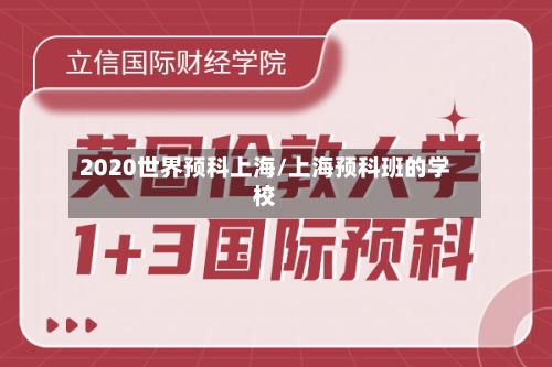 2020世界预科上海/上海预科班的学校