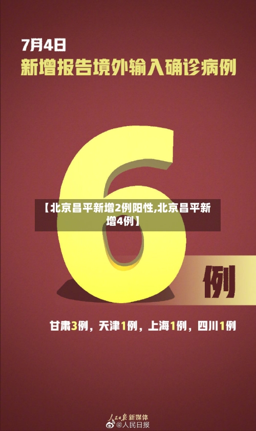 【北京昌平新增2例阳性,北京昌平新增4例】