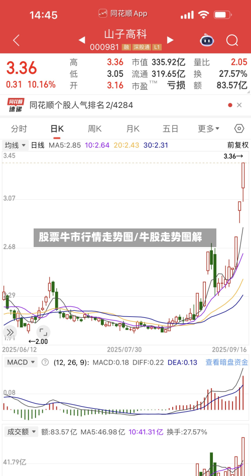 股票牛市行情走势图/牛股走势图解