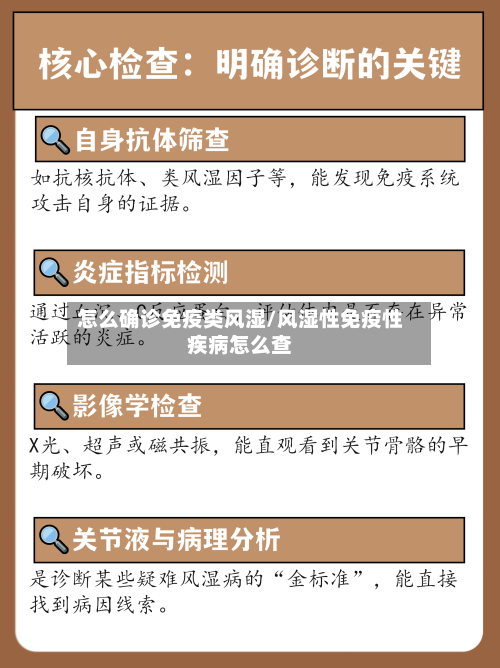 怎么确诊免疫类风湿/风湿性免疫性疾病怎么查