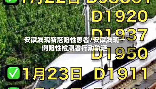 安徽发现新冠阳性患者/安徽发现一例阳性检测者行动轨迹