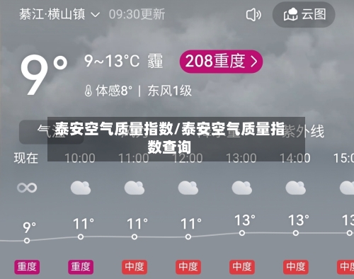 泰安空气质量指数/泰安空气质量指数查询