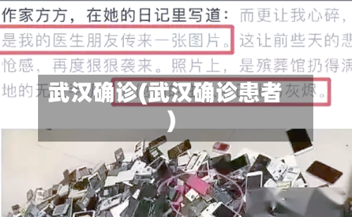 武汉确诊(武汉确诊患者)