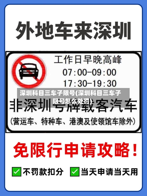 深圳科目三车子限号(深圳科目三车子限号怎么处罚)