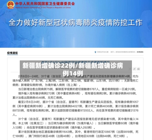 新疆新增确诊22例/新疆新增确诊病例14例