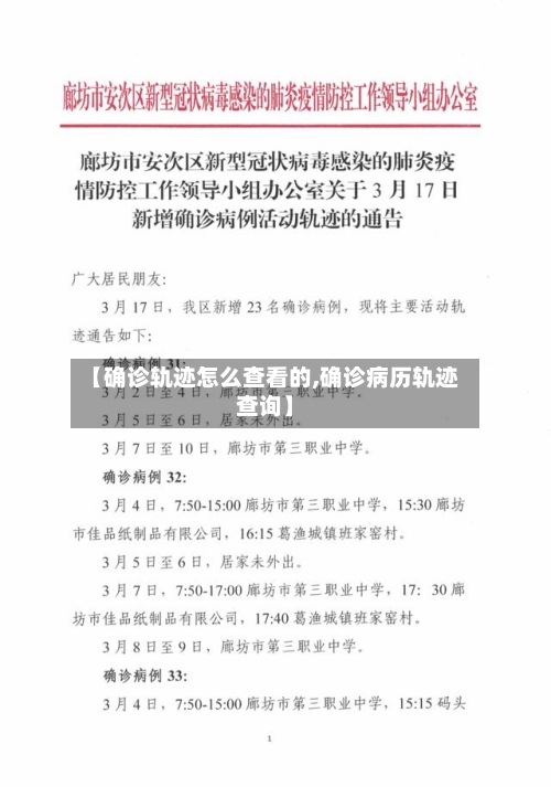 【确诊轨迹怎么查看的,确诊病历轨迹查询】