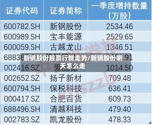 新钢股份股票行情走势/新钢股份明天怎么走
