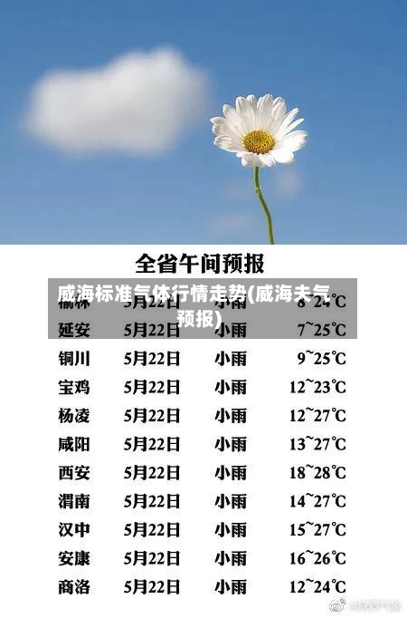 威海标准气体行情走势(威海夫气预报)