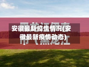 安徽最新疫情情况(安徽最新疫情动态)
