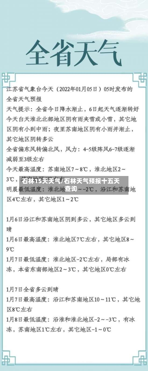 石林15天天气/石林天气预报十五天查询
