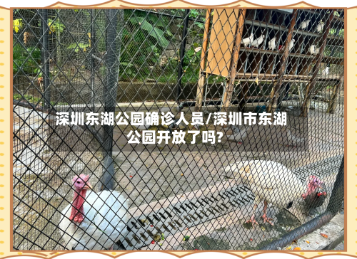 深圳东湖公园确诊人员/深圳市东湖公园开放了吗?