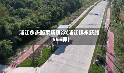 浦江永杰路菜场确诊(浦江镇永跃路555弄)