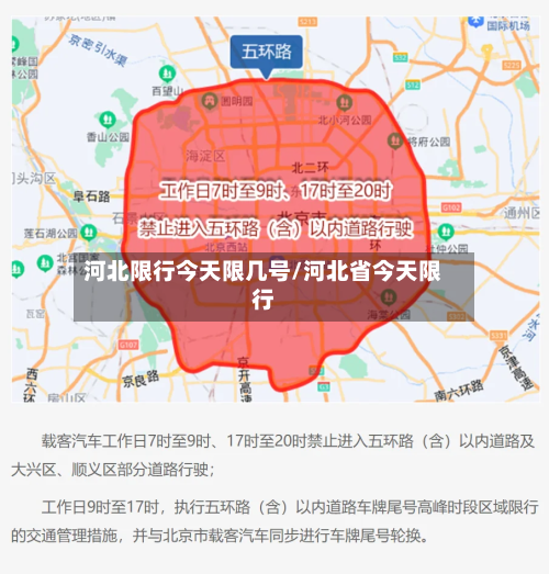 河北限行今天限几号/河北省今天限行