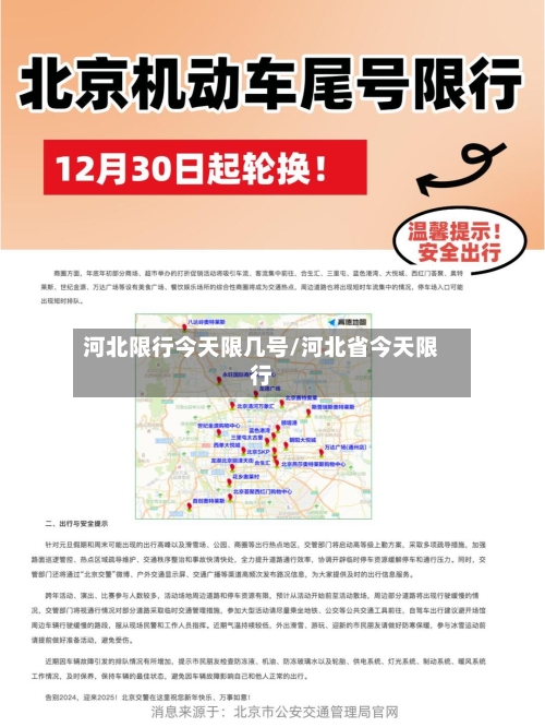 河北限行今天限几号/河北省今天限行