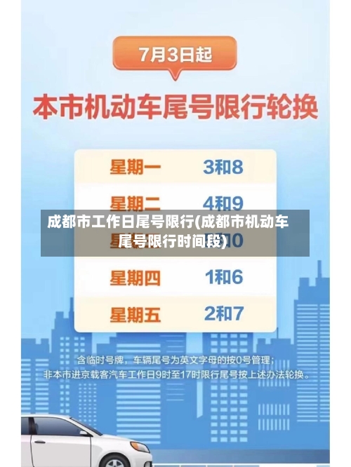 成都市工作日尾号限行(成都市机动车尾号限行时间段)