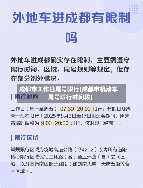 成都市工作日尾号限行(成都市机动车尾号限行时间段)