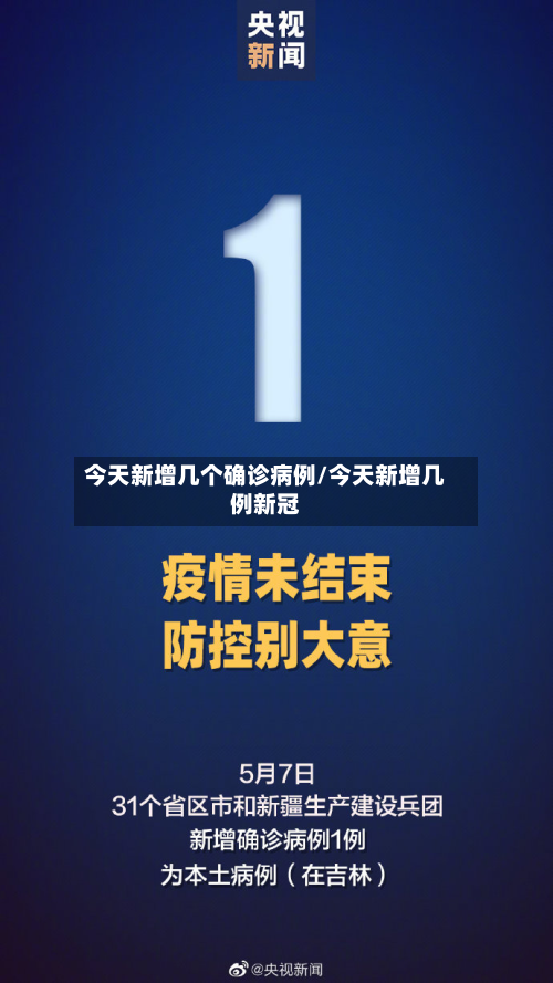 今天新增几个确诊病例/今天新增几例新冠