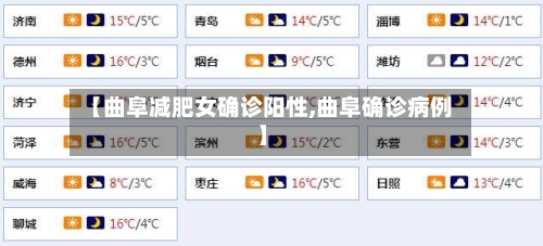【曲阜减肥女确诊阳性,曲阜确诊病例】