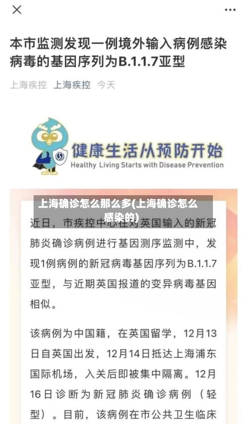 上海确诊怎么那么多(上海确诊怎么感染的)