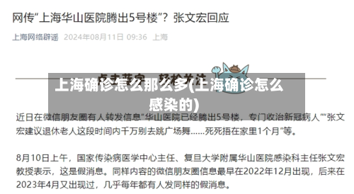 上海确诊怎么那么多(上海确诊怎么感染的)