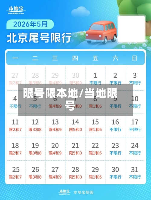 限号限本地/当地限号