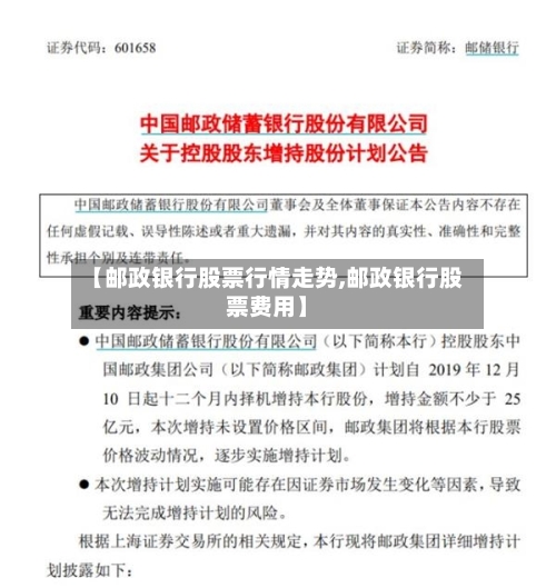 【邮政银行股票行情走势,邮政银行股票费用】