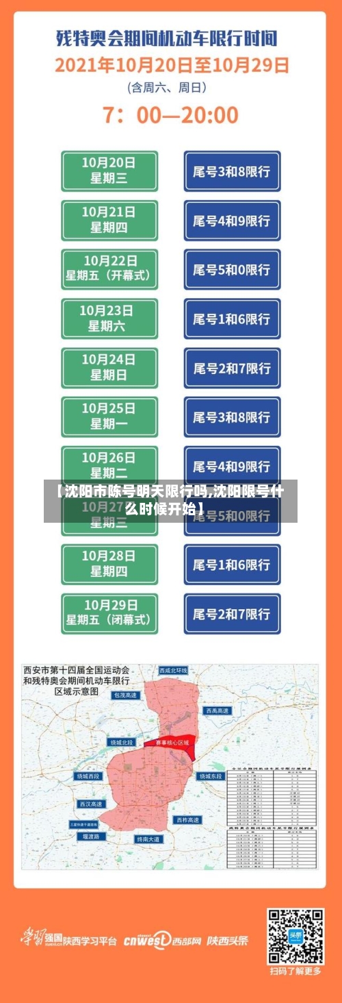 【沈阳市陈号明天限行吗,沈阳限号什么时候开始】
