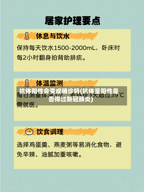 抗体阳性会变成确诊吗(抗体呈阳性是否得过新冠肺炎)