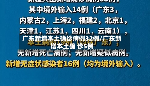 广东新增本土确诊病例32例/广东新增本土确 诊5例