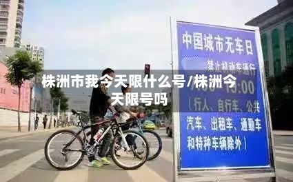 株洲市我今天限什么号/株洲今天限号吗