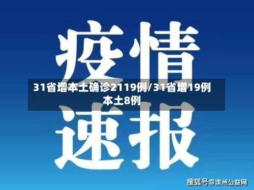 31省增本土确诊2119例/31省增19例本土8例