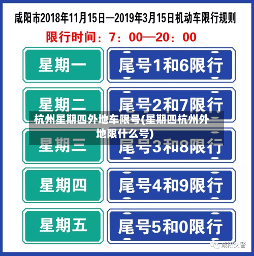 杭州星期四外地车限号(星期四杭州外地限什么号)