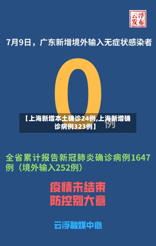 【上海新增本土确诊24例,上海新增确诊病例323例】