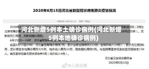 河北新增5例本土确诊病例(河北新增5例本地确诊病例)