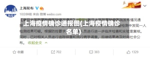 上海疫情确诊通报图(上海疫情确诊名单)